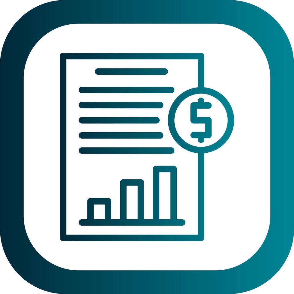 Cash Flow Statement Vector Icon Design