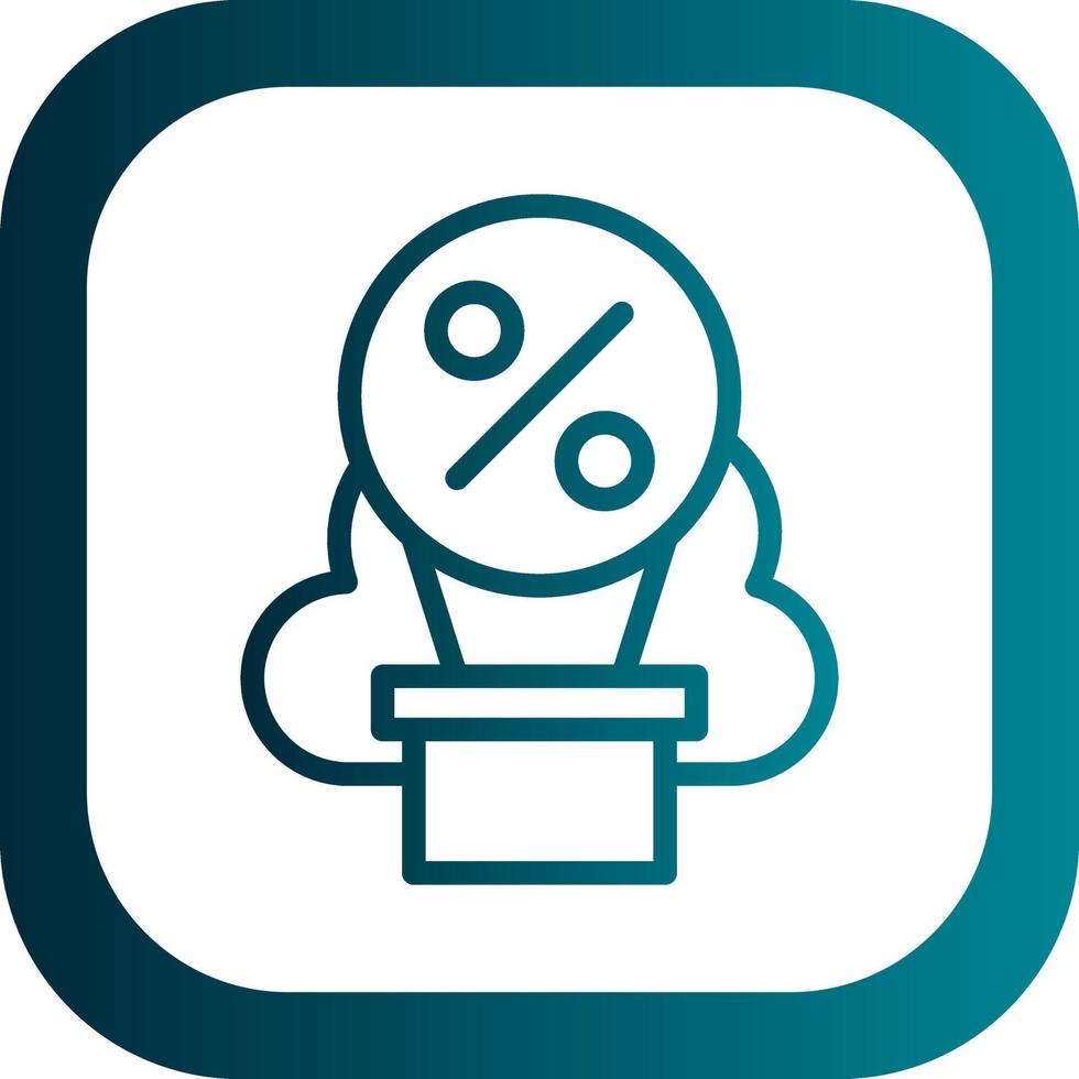 Balloon Loan Vector Icon Design