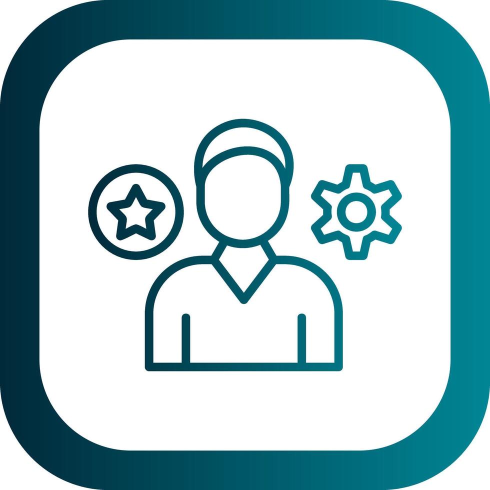 Employee Skills Vector Icon Design