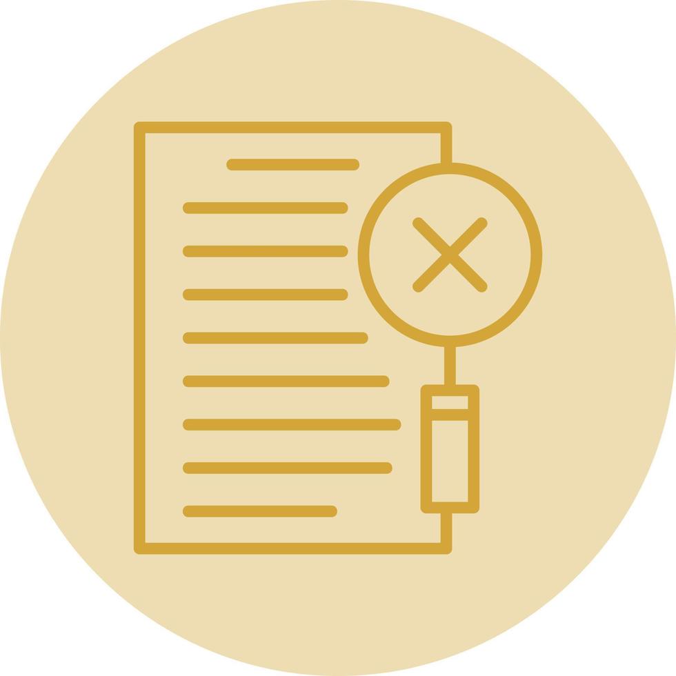 Data Infringement Vector Icon Design
