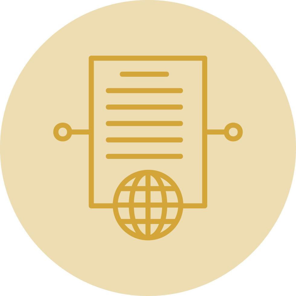 Binding Corporate Rules Vector Icon Design