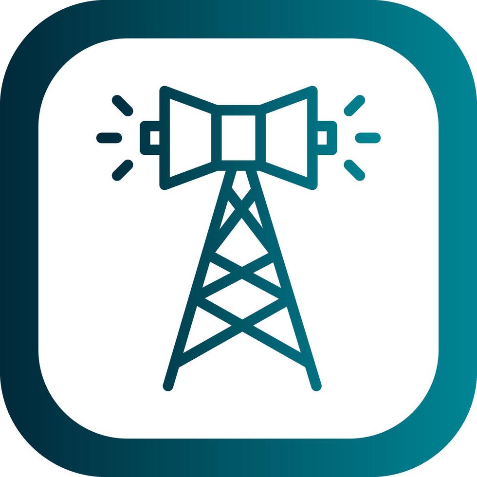 Radio Broadcast Vector Icon Design