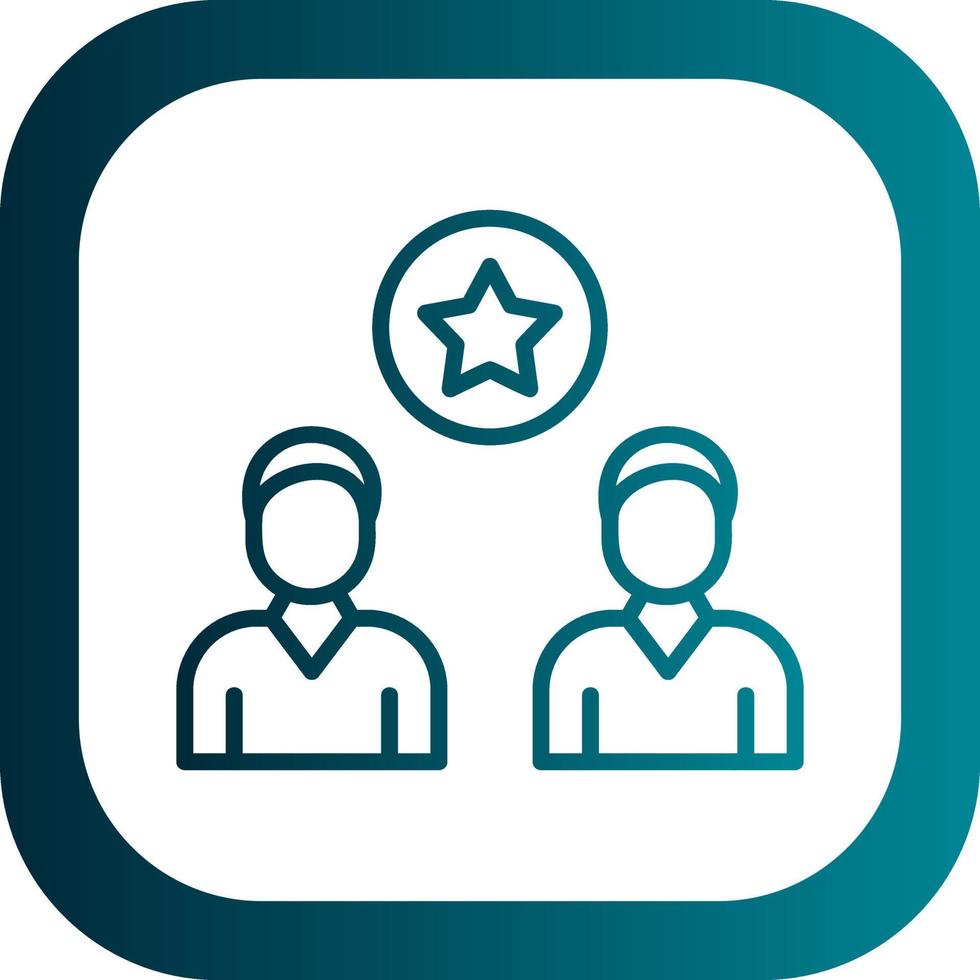 Employee Engagement Vector Icon Design