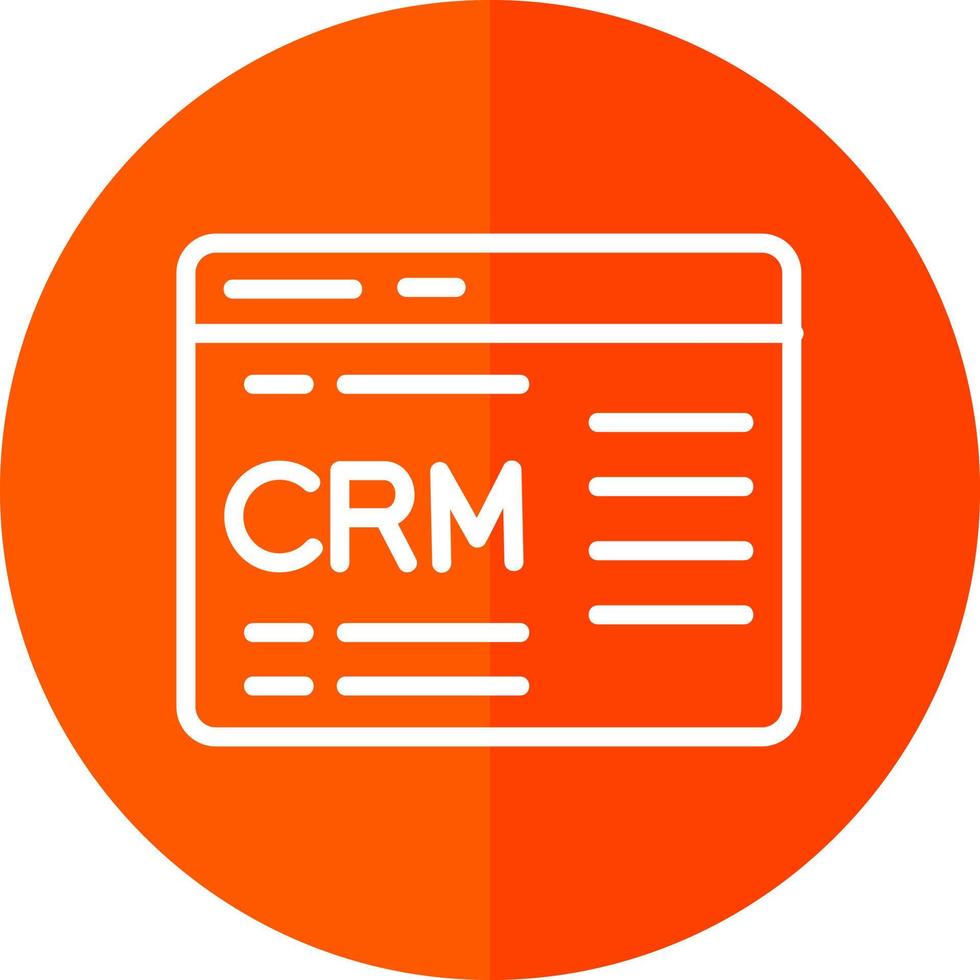 Crm Vector Icon Design