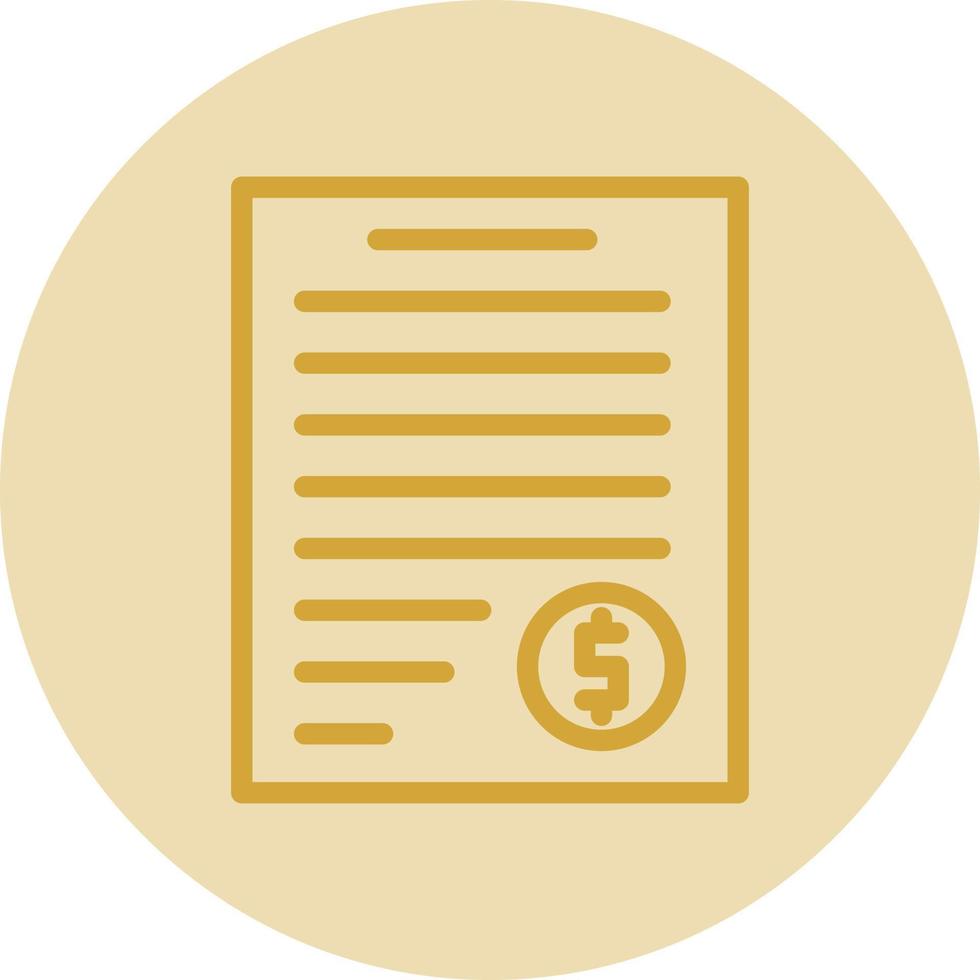 Invoice Vector Icon Design