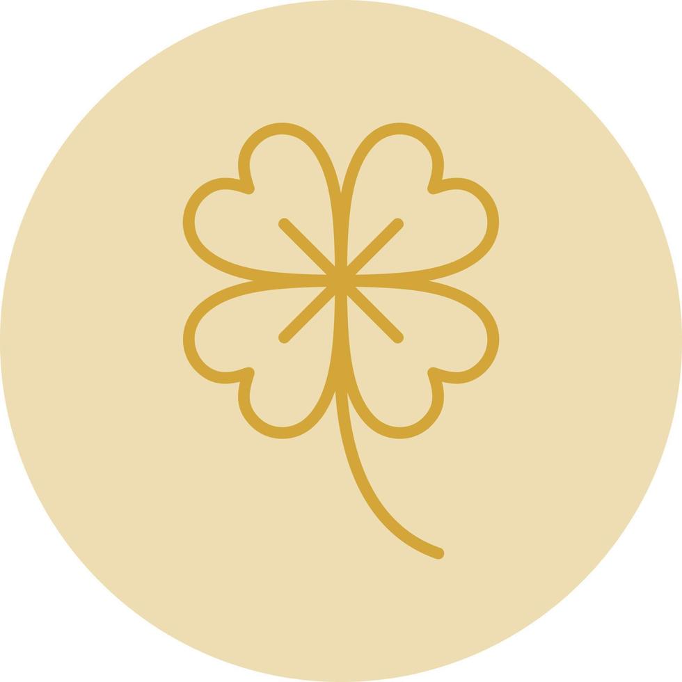 Clover Vector Icon Design