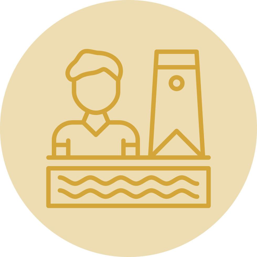 Bodyboarding Vector Icon Design