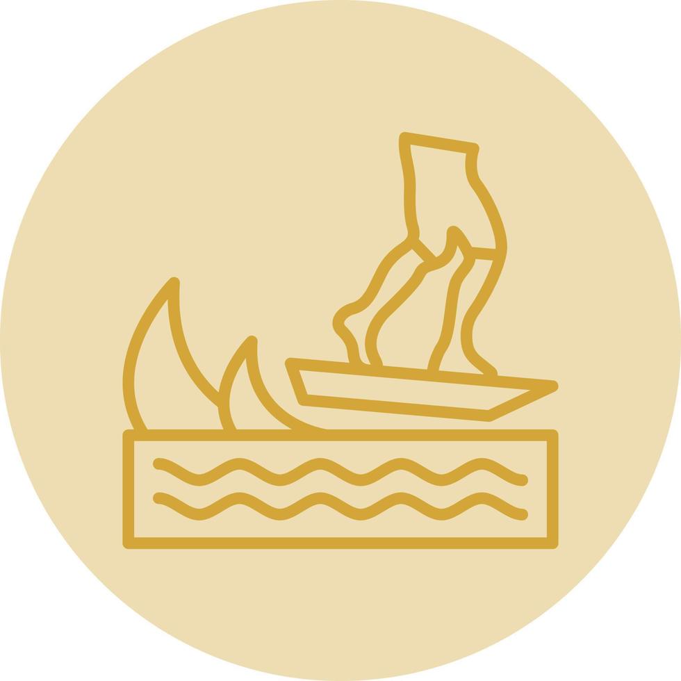 Skurfing Vector Icon Design