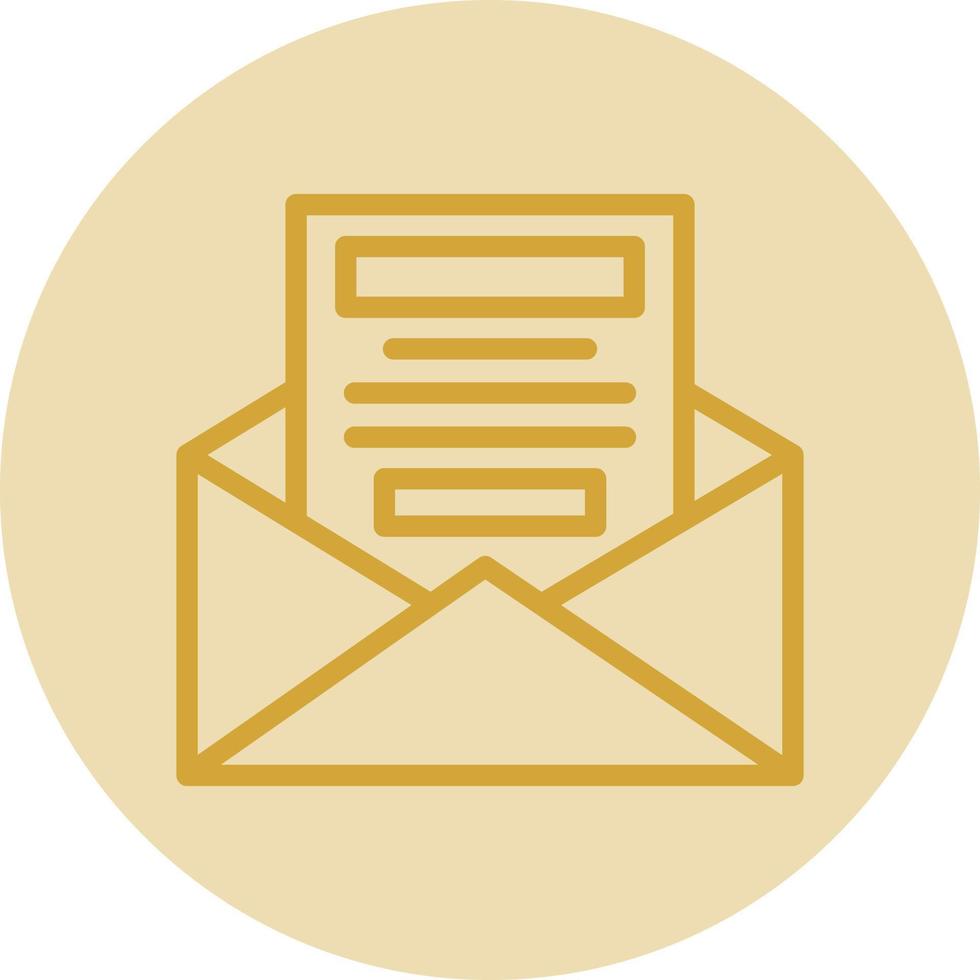 Newsletter Vector Icon Design