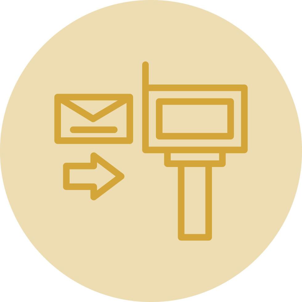 Direct Mail Vector Icon Design