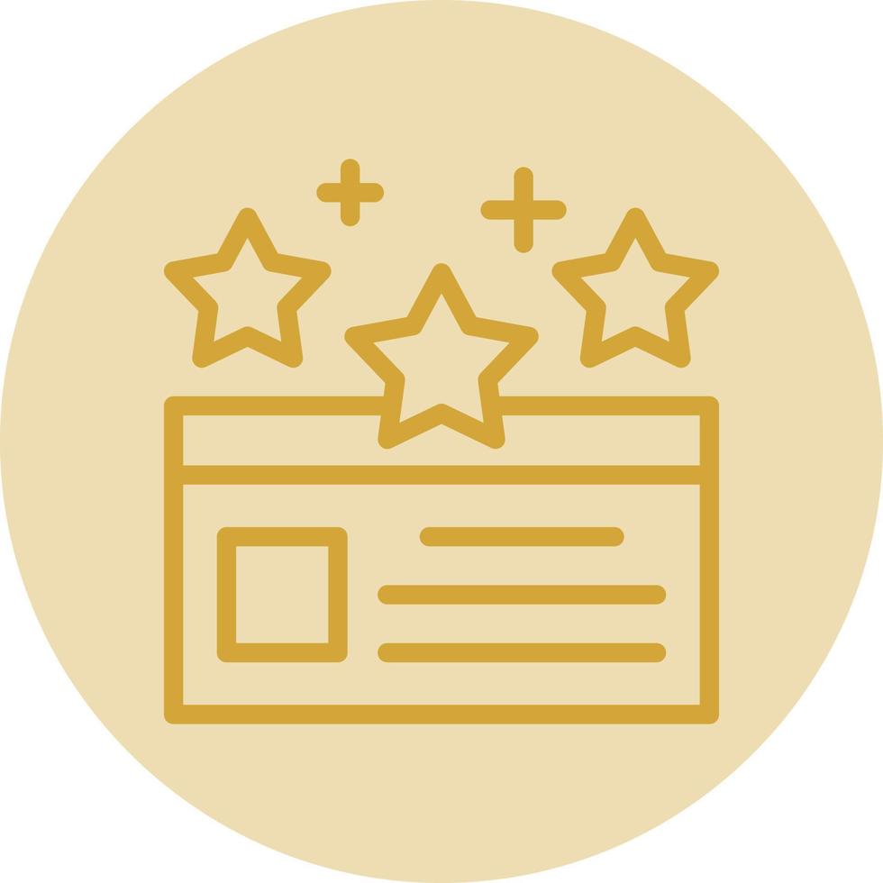 Loyalty Card Vector Icon Design