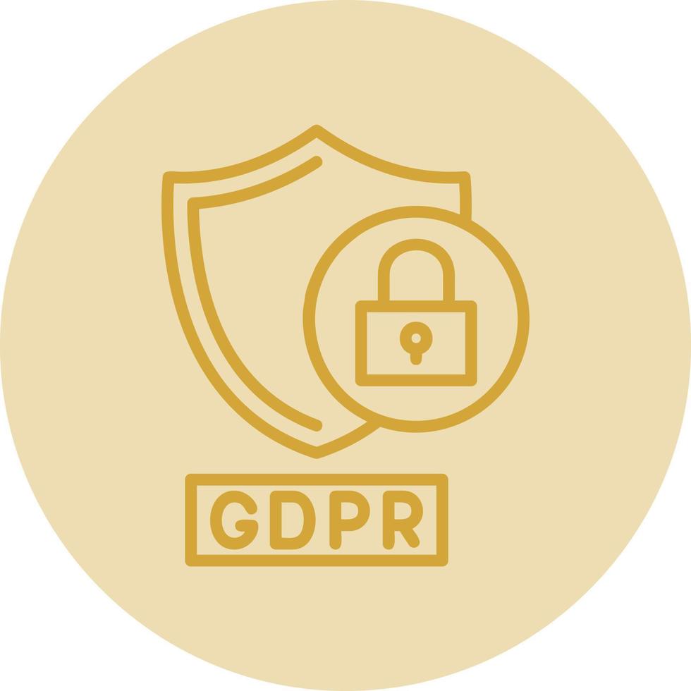 Gdpr Lawsuit Vector Icon Design