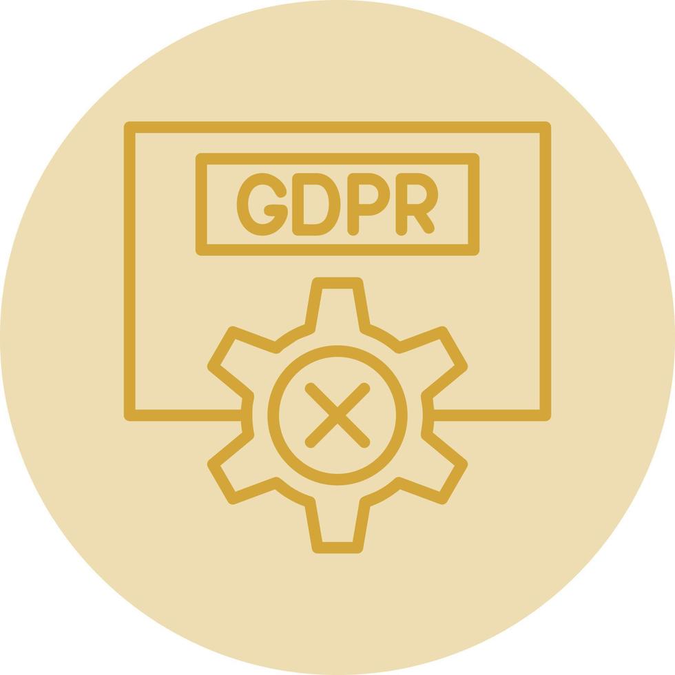 Restriction Of Processing Vector Icon Design