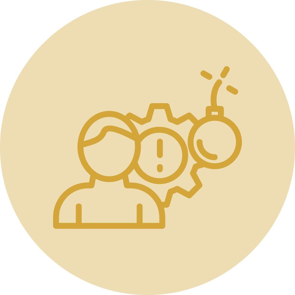 Catastrophe Vector Icon Design