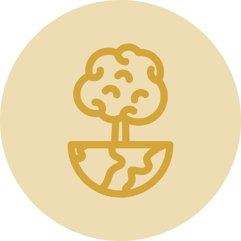 World Trees Vector Icon Design