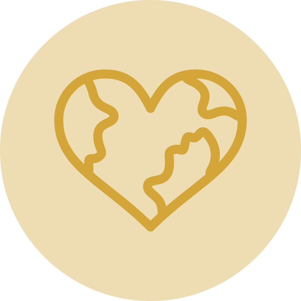 Earth Love Vector Icon Design 20851938 Vector Art at Vecteezy
