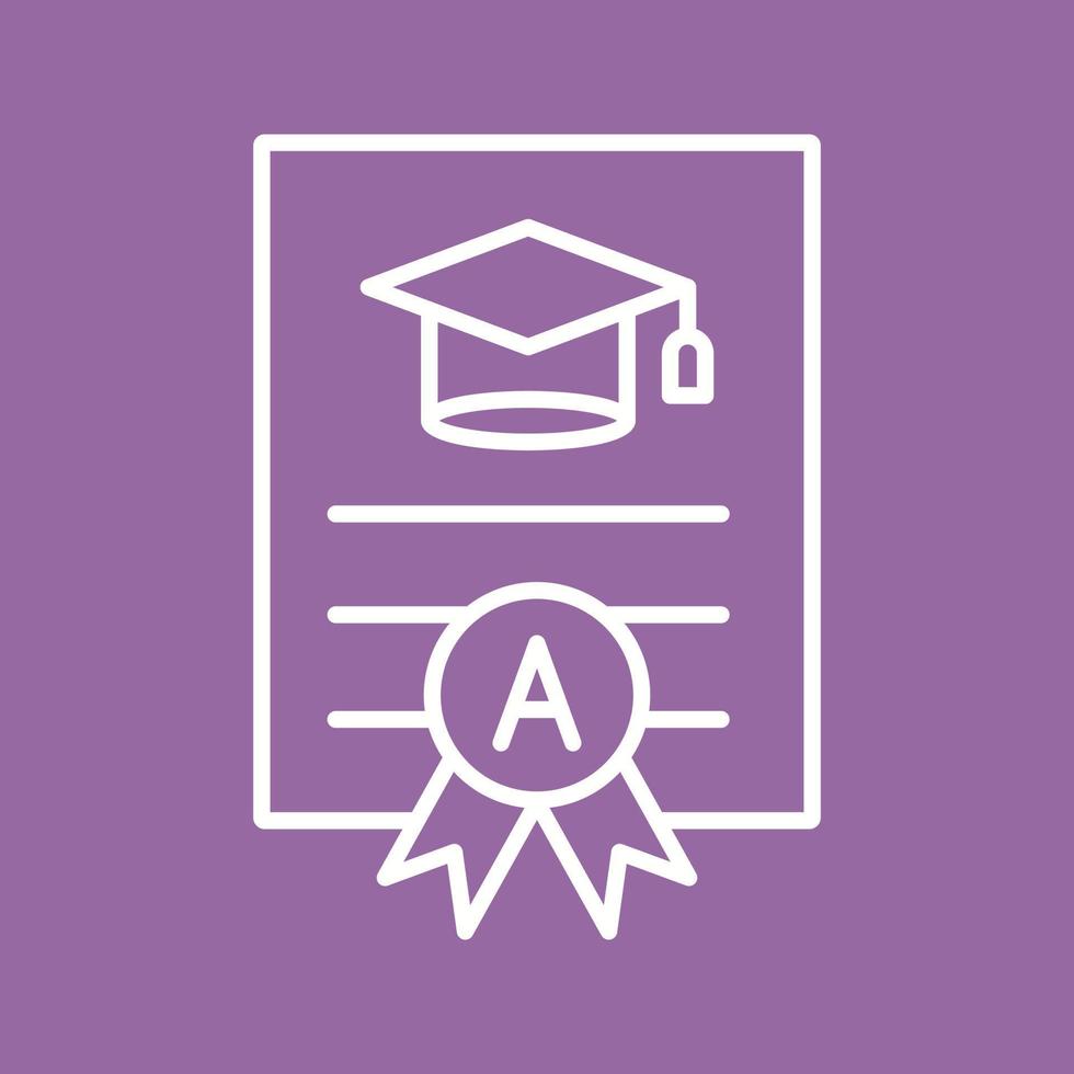 Report Card Unique Vector Icon