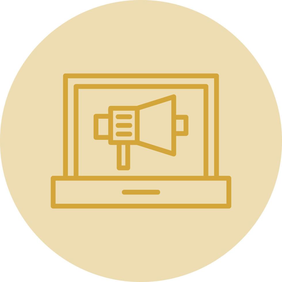 Online Pr Vector Icon Design