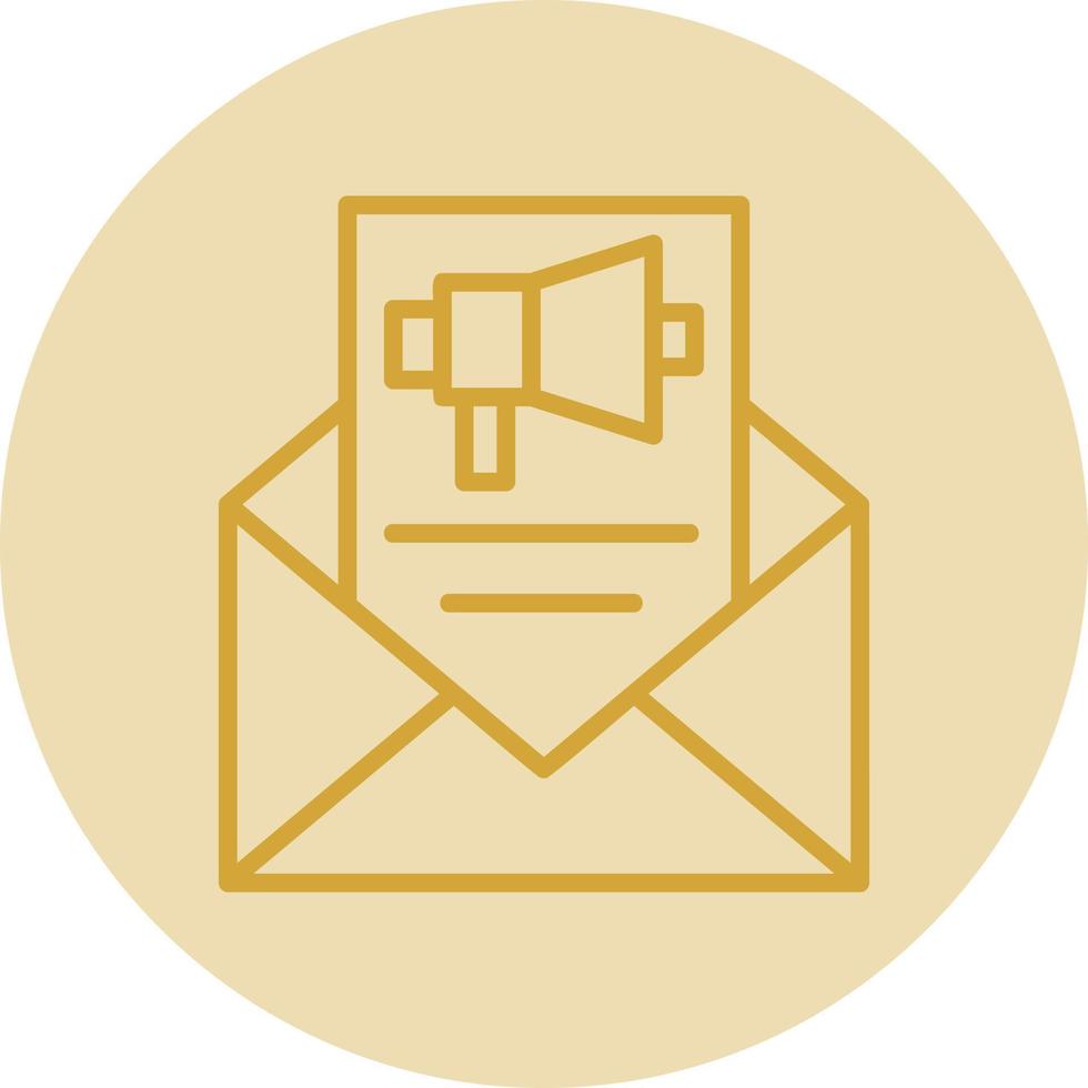 diseño de icono de vector de marketing por correo electrónico