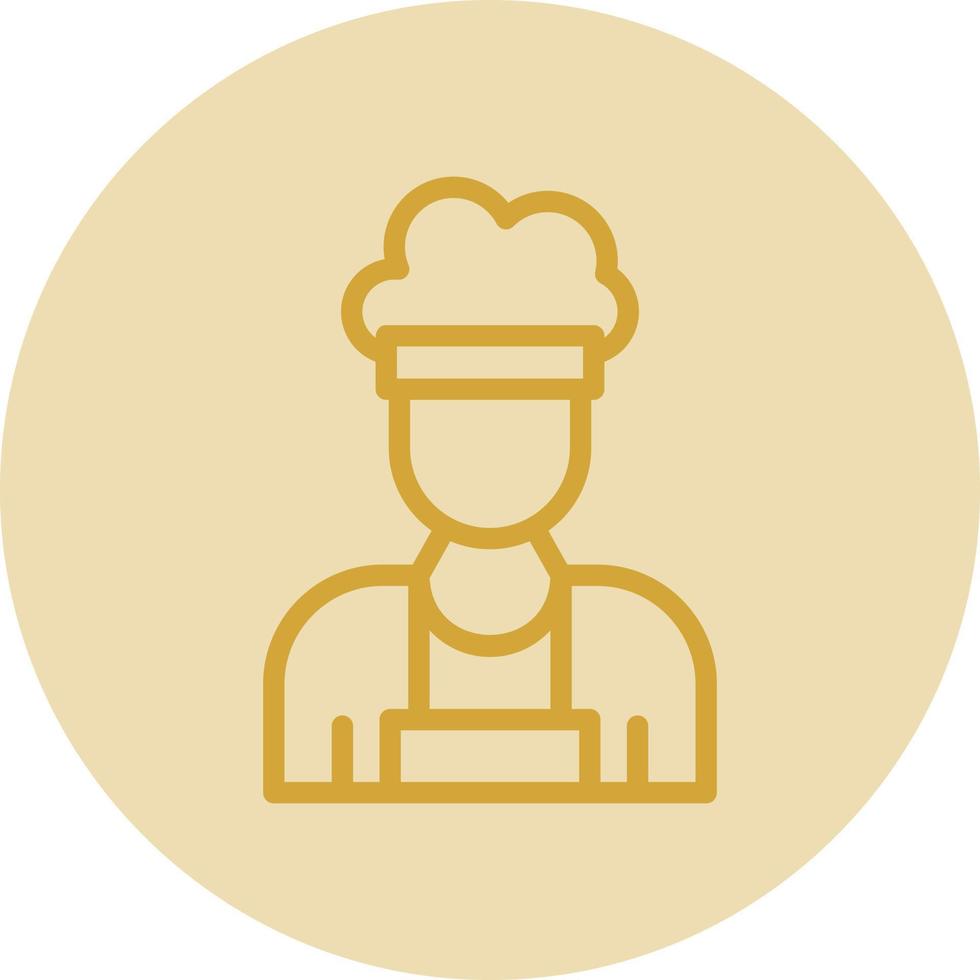 diseño de icono de vector de chef