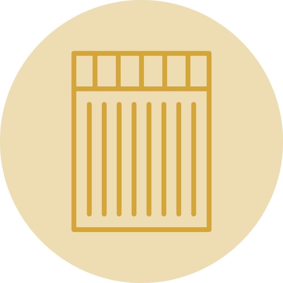 Toothpick Vector Icon Design