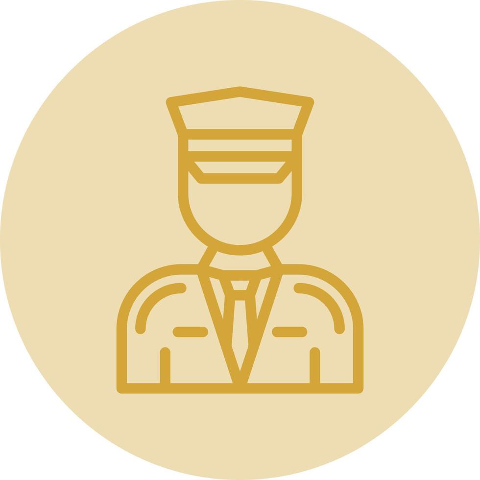 Pilot Vector Icon Design