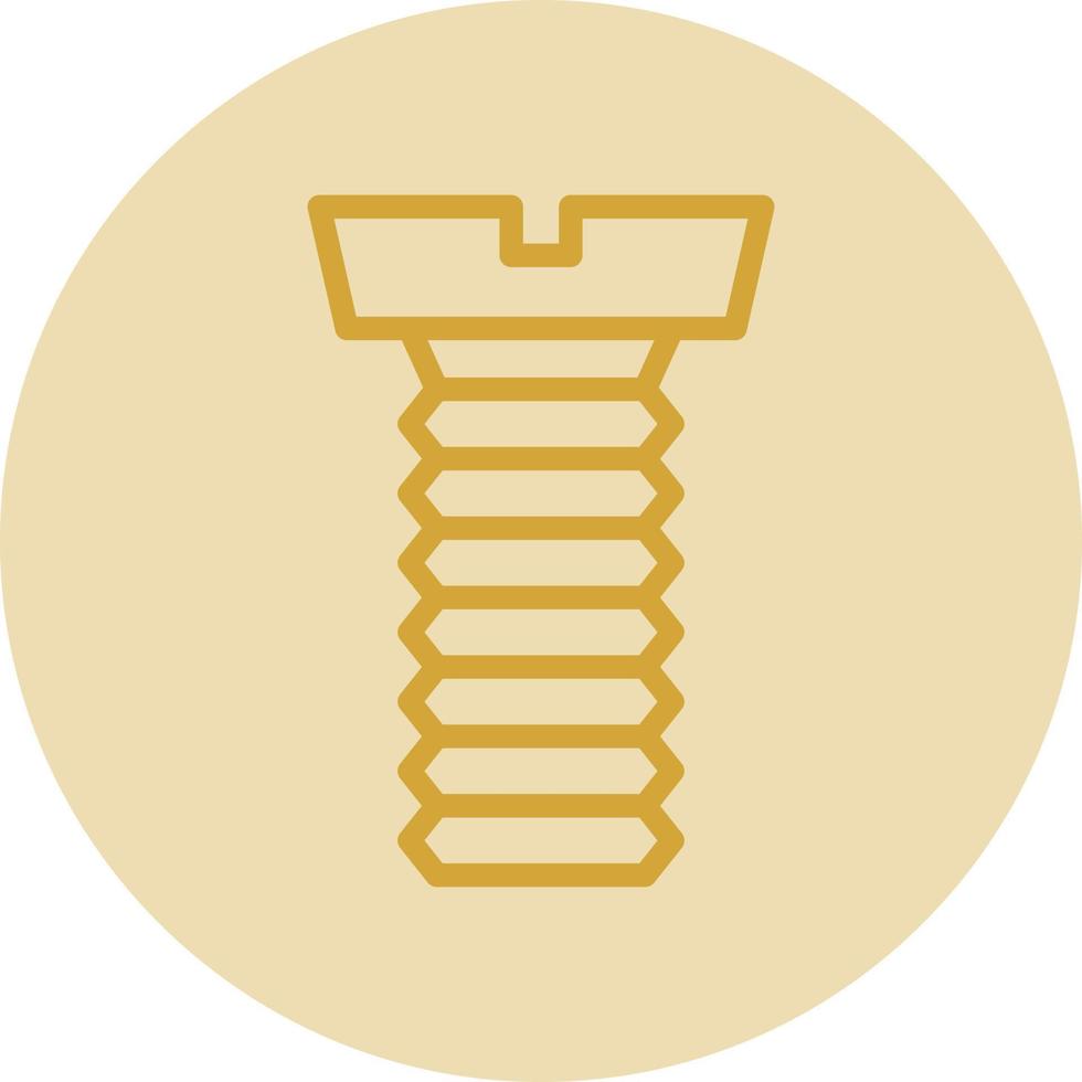 Screw Vector Icon Design