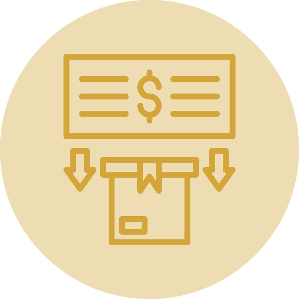 Pay Upon Delivery Vector Icon Design