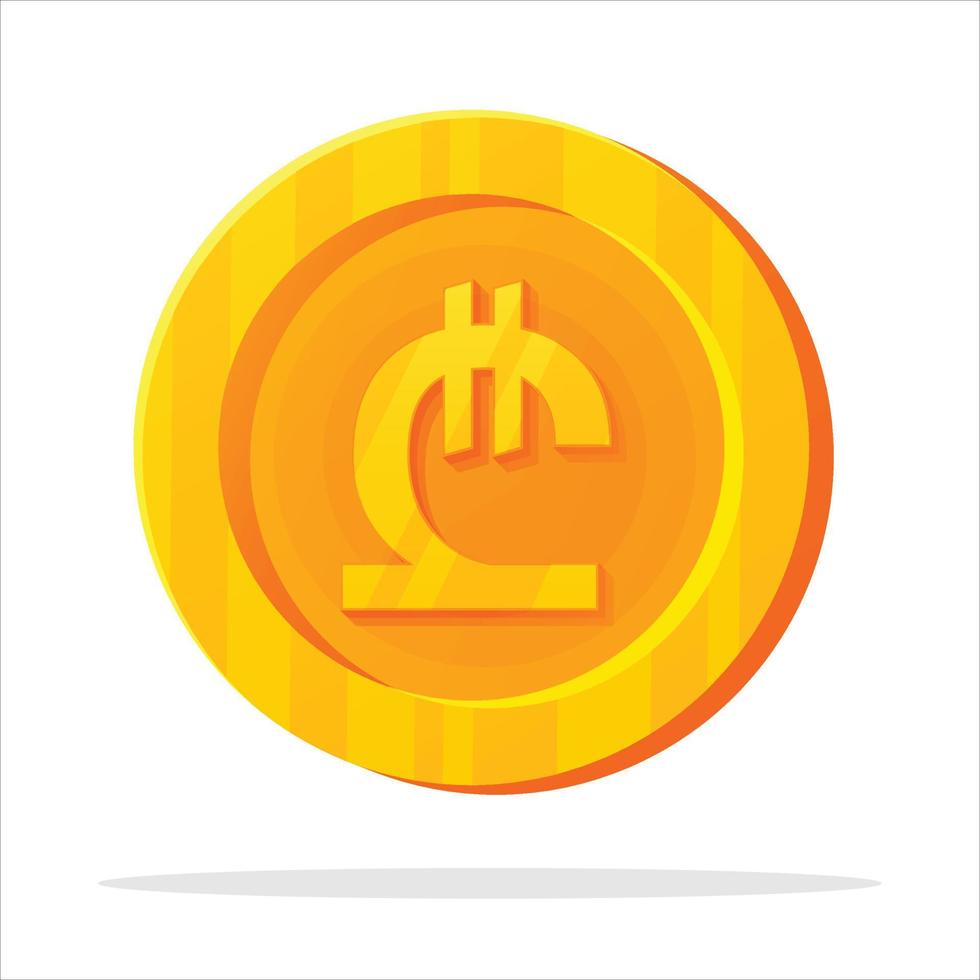 Crisp and Modern Lari Currency Symbol Vector  Perfect for Finance and Business Designs