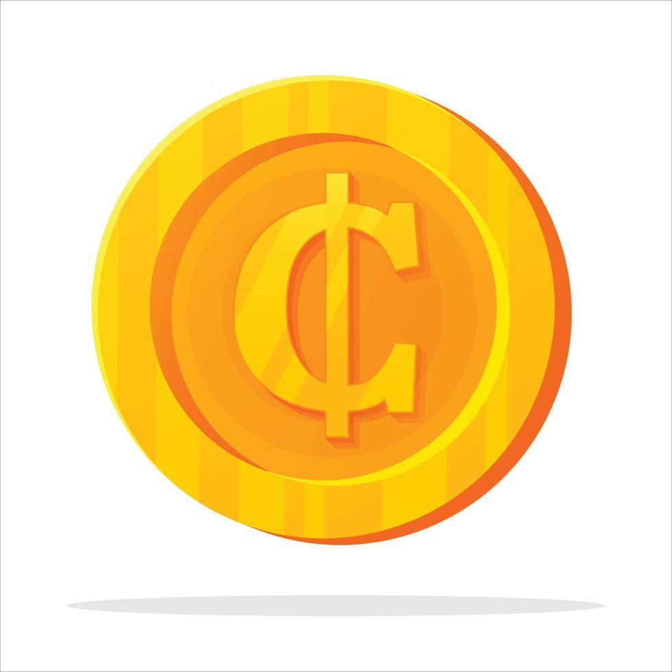 Crisp and Modern Cedi Currency Symbol Vector  Perfect for Finance and Business Designs