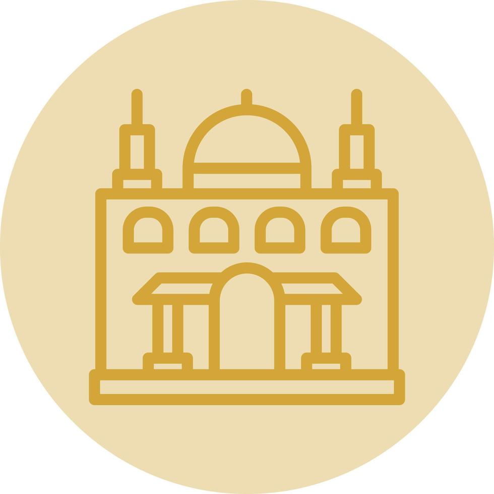 Mosque Vector Icon Design