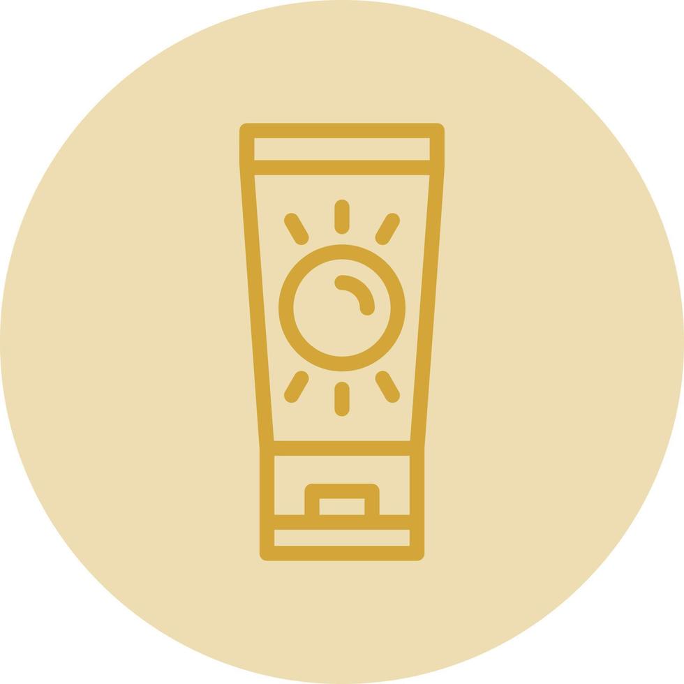 Sunblock Vector Icon Design