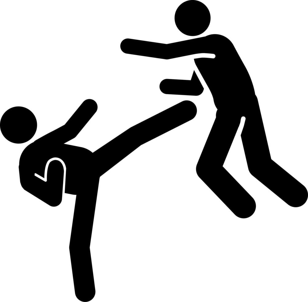 BJJ. FIGHT. BRAWL. KARATE. JIU JITSU. KICK. vector