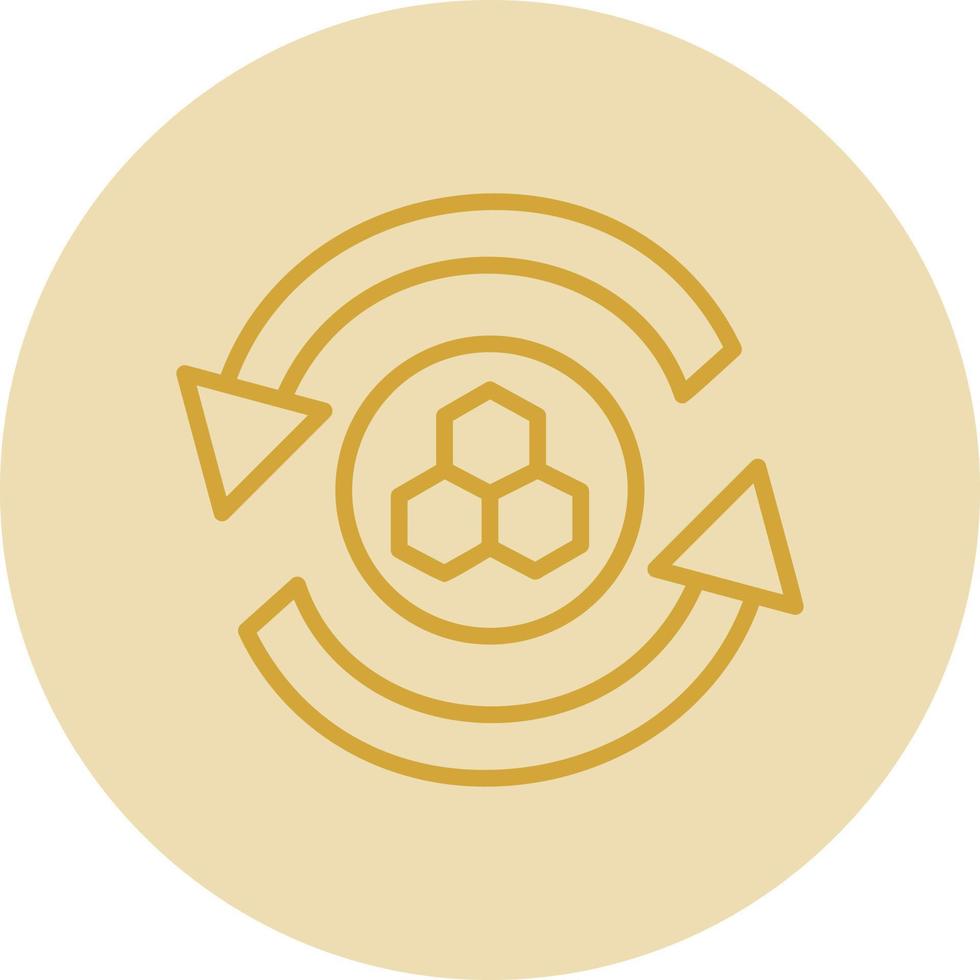 Cell Reprogramming Vector Icon Design