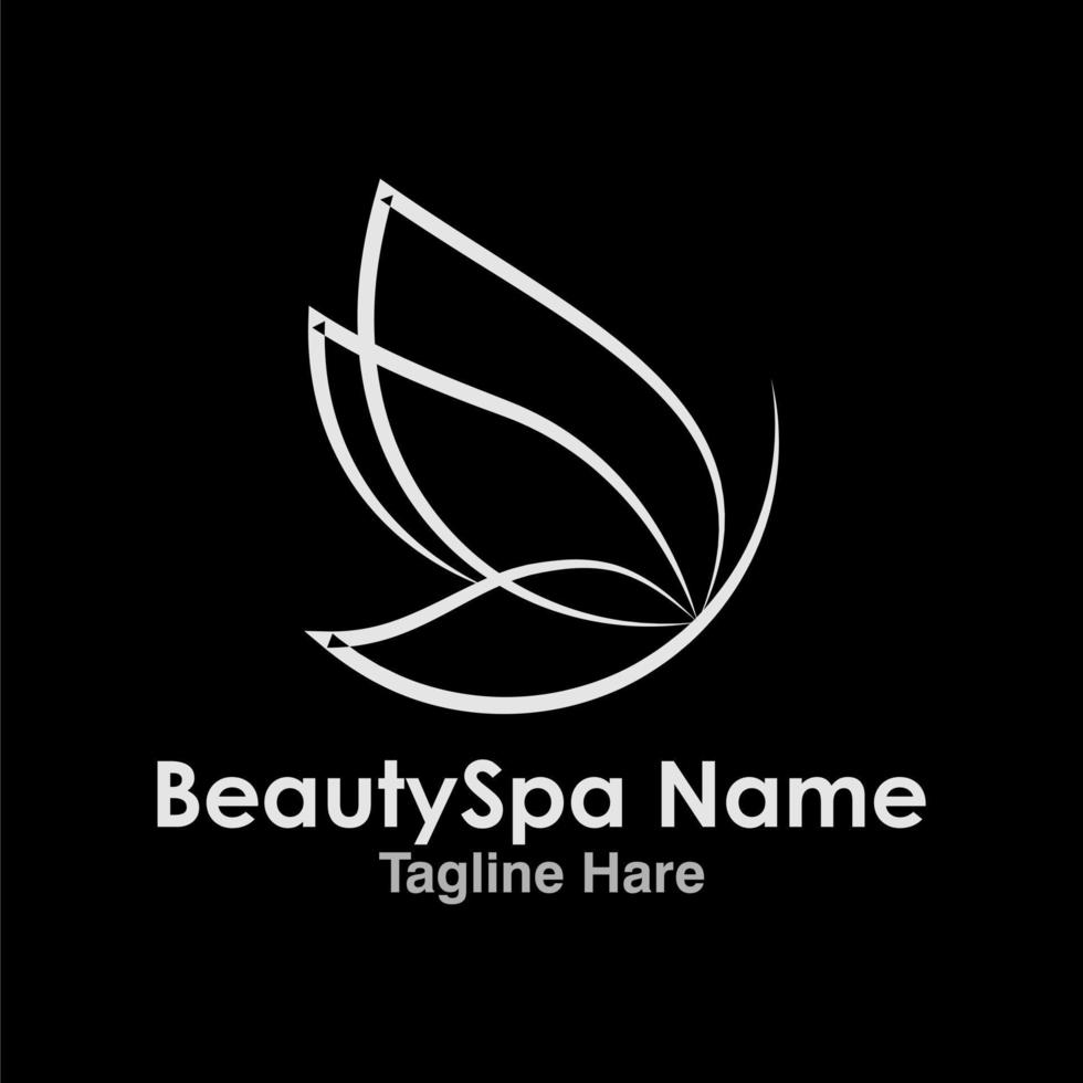 vector diseño, belleza spa logo diseño o belleza icono, para spa o belleza negocio