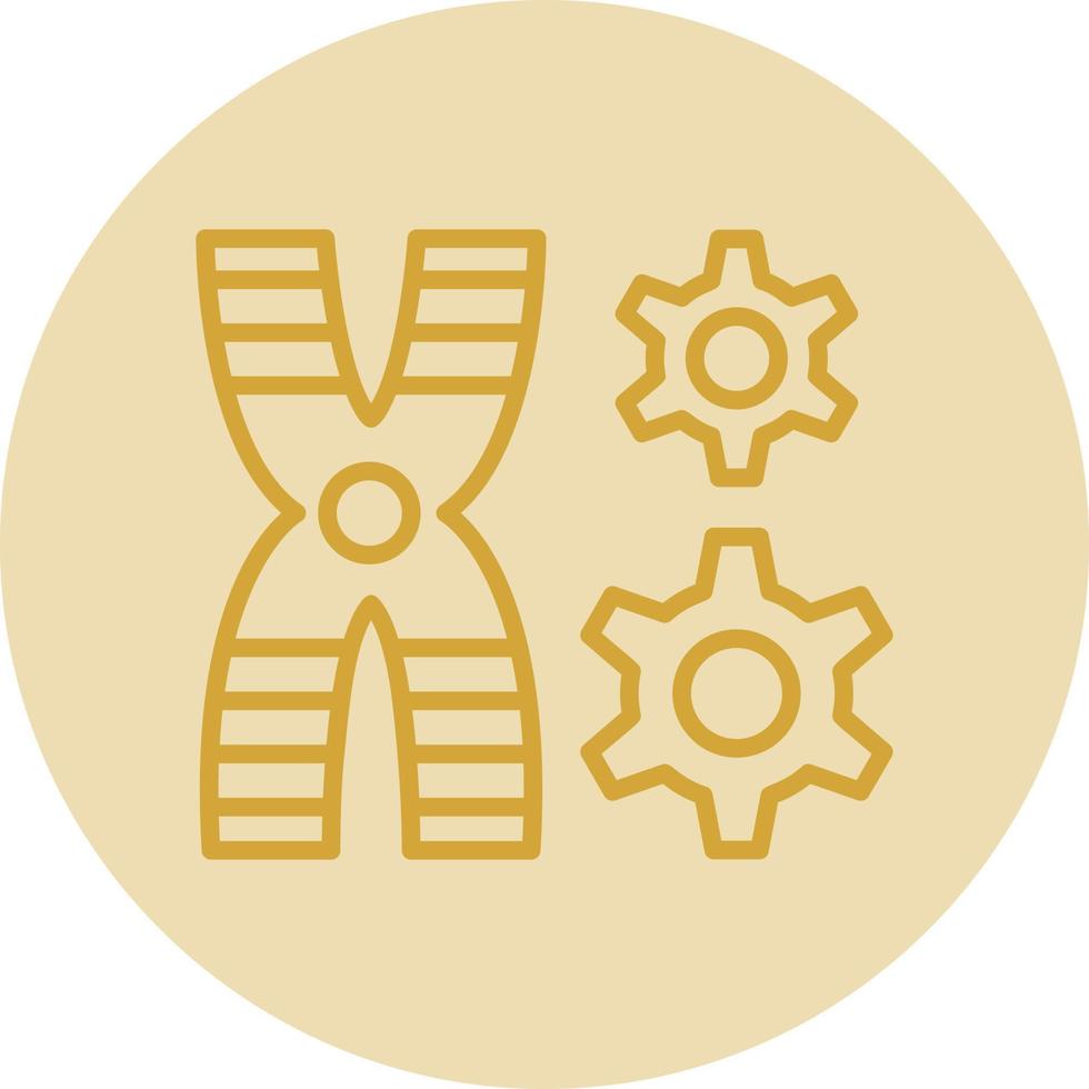 diseño de icono de vector de bioingeniería