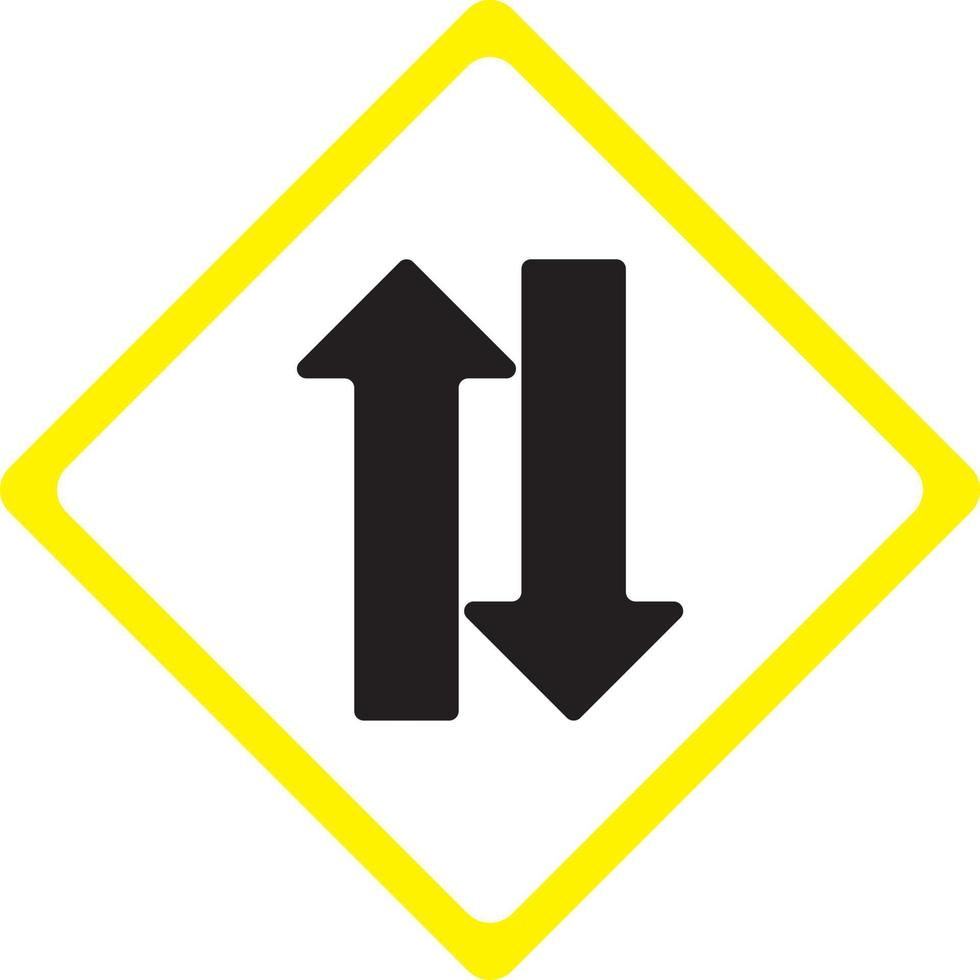 Abstract Traffic symbol design. Designing Clear and concise Traffic Symbols. vector