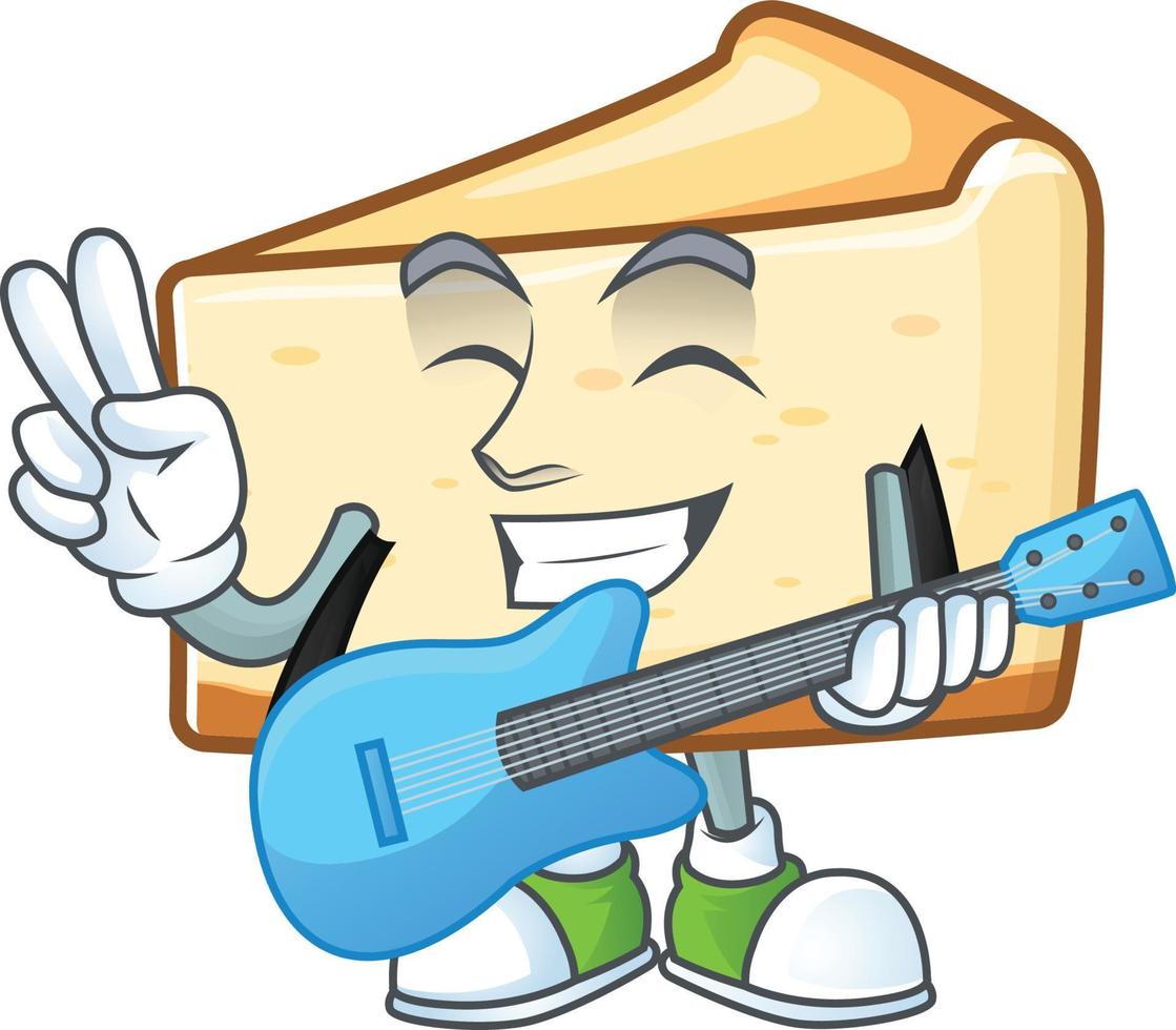 Cheese cake Cartoon character vector