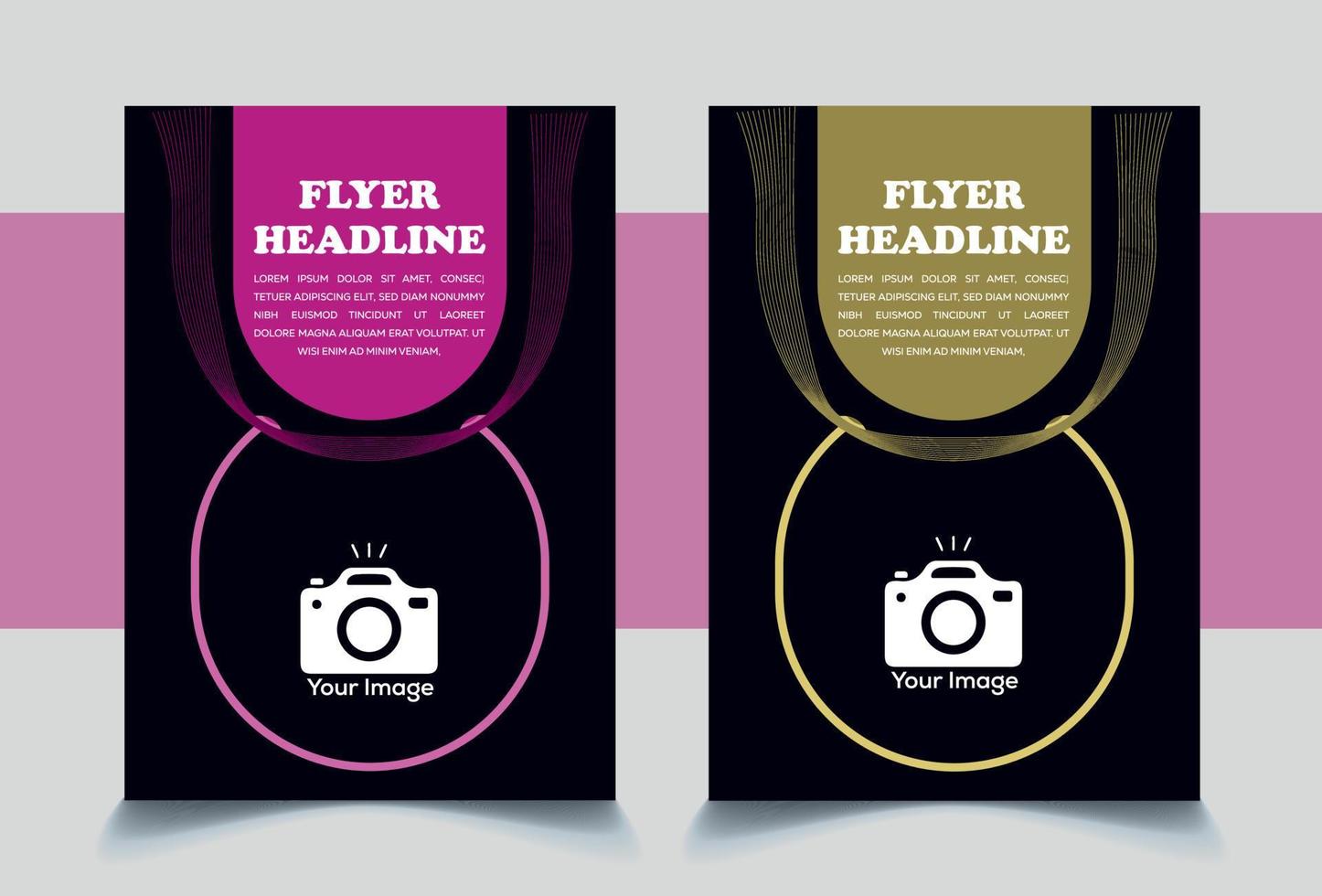 Modern Flyer Design vector