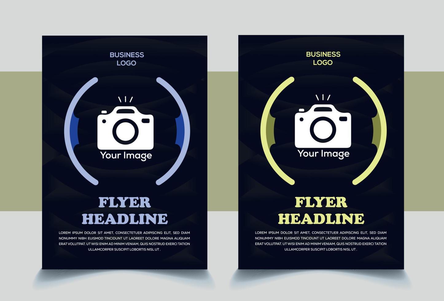Modern Flyer Design vector