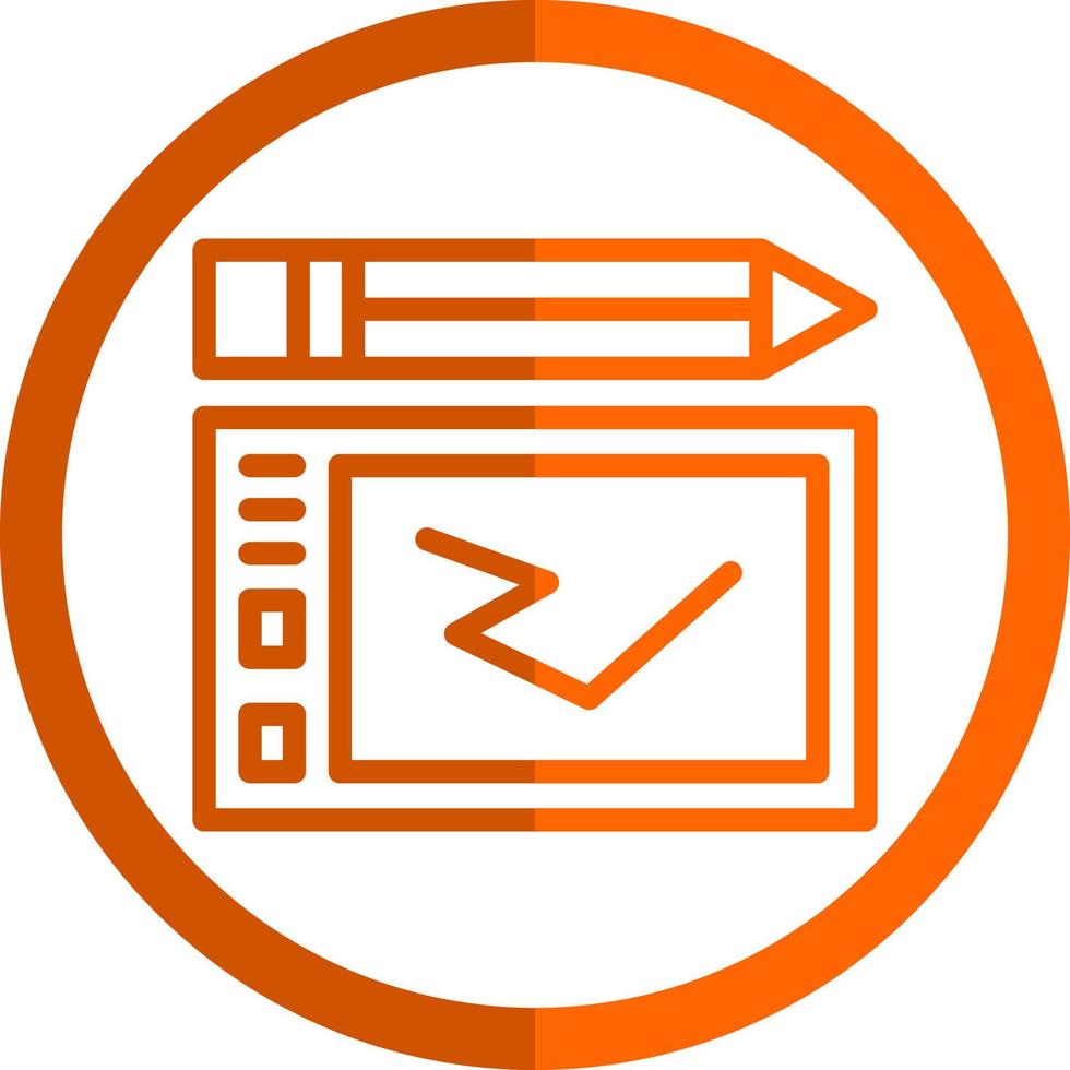 Graphic Tablet Vector Icon Design