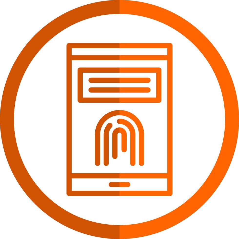 Finger Print Vector Icon Design