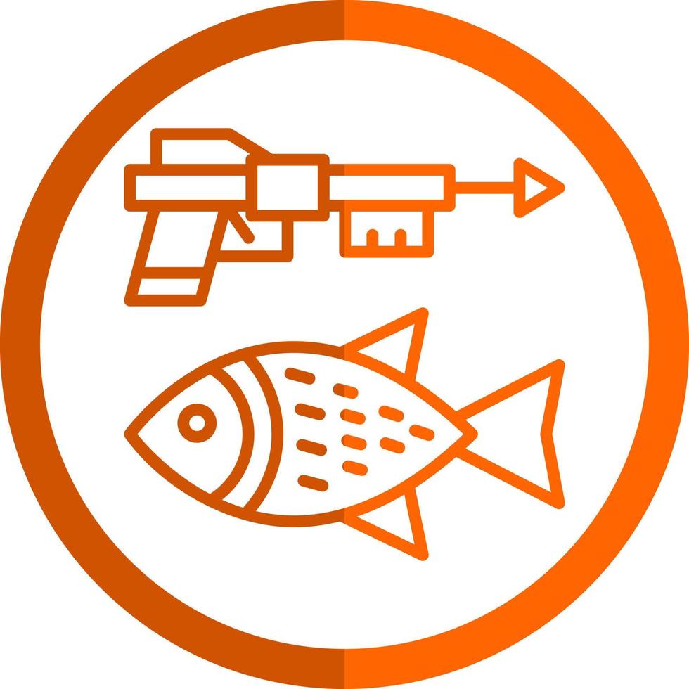 Spearfishing Vector Icon Design