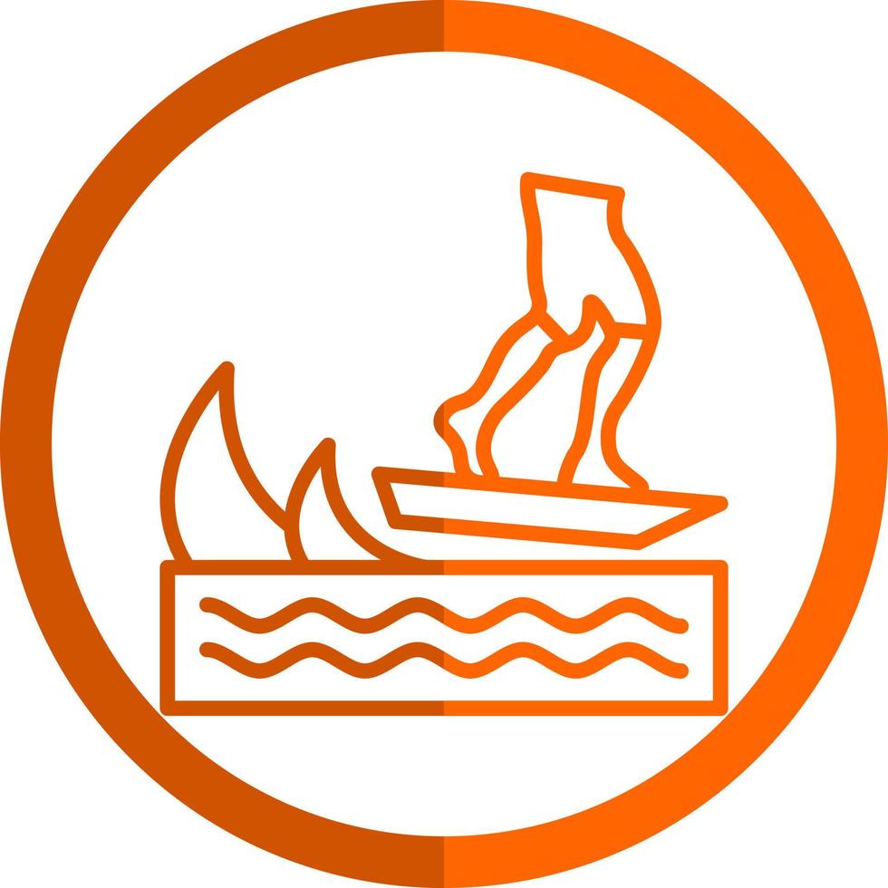 Skurfing Vector Icon Design