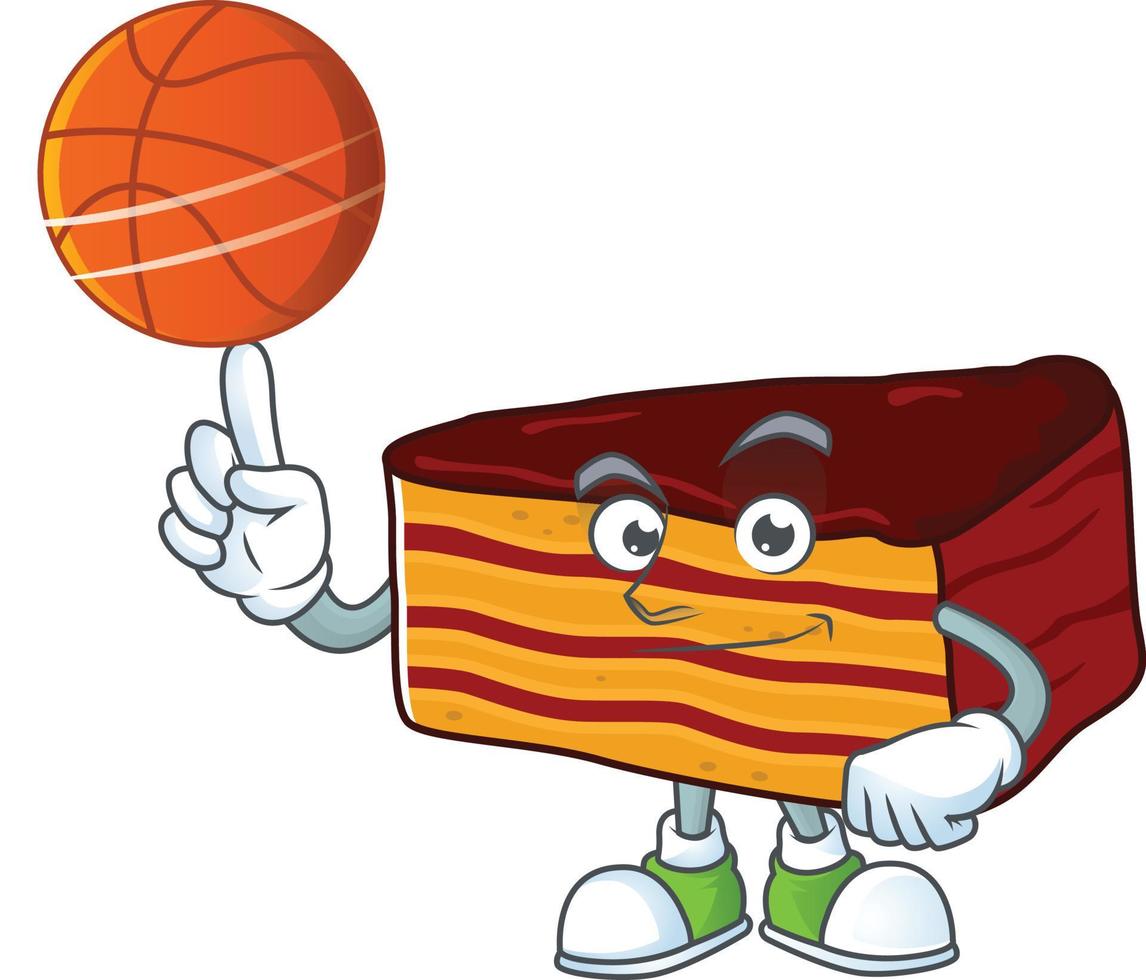 Dobos torte Cartoon character vector