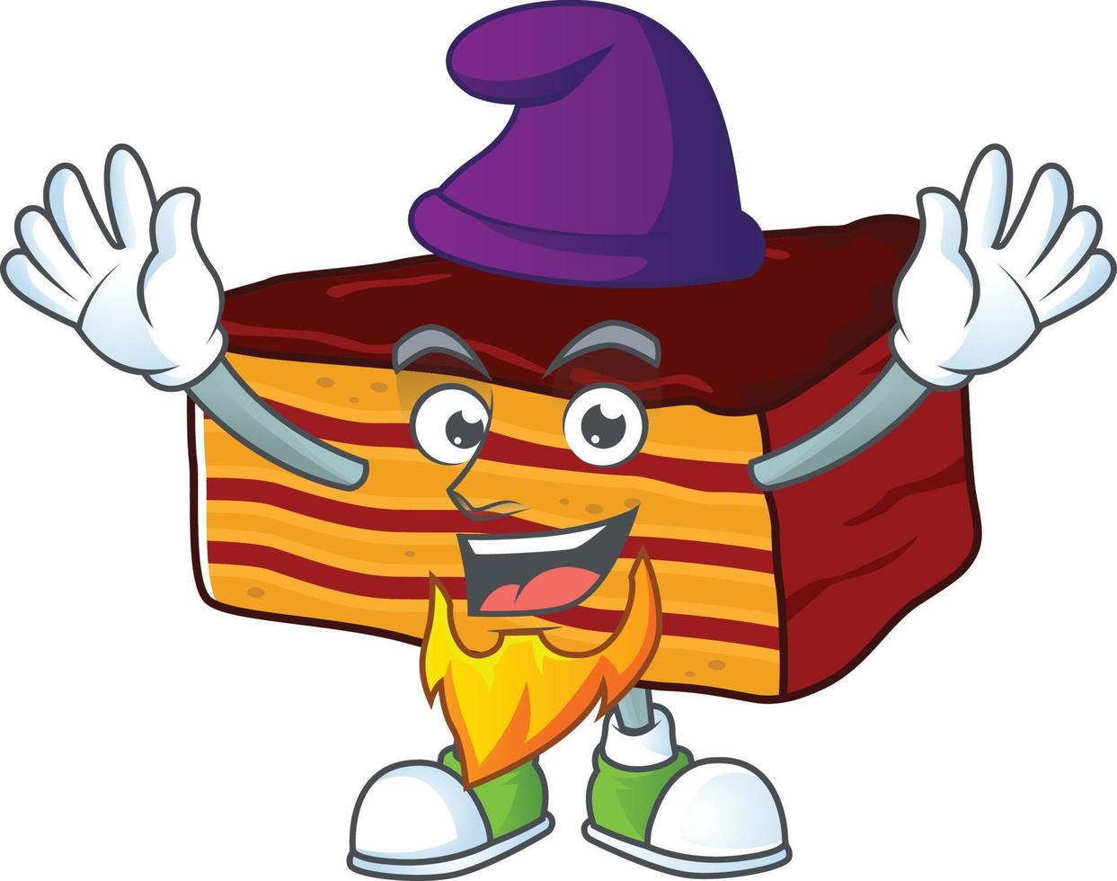 Dobos torte Cartoon character vector