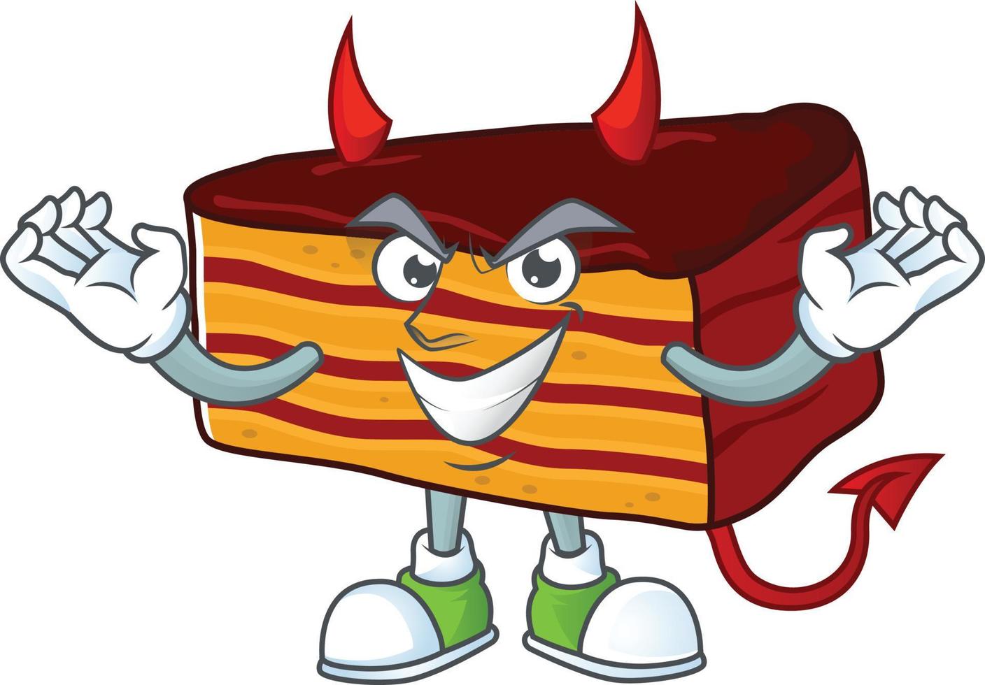Dobos torte Cartoon character vector