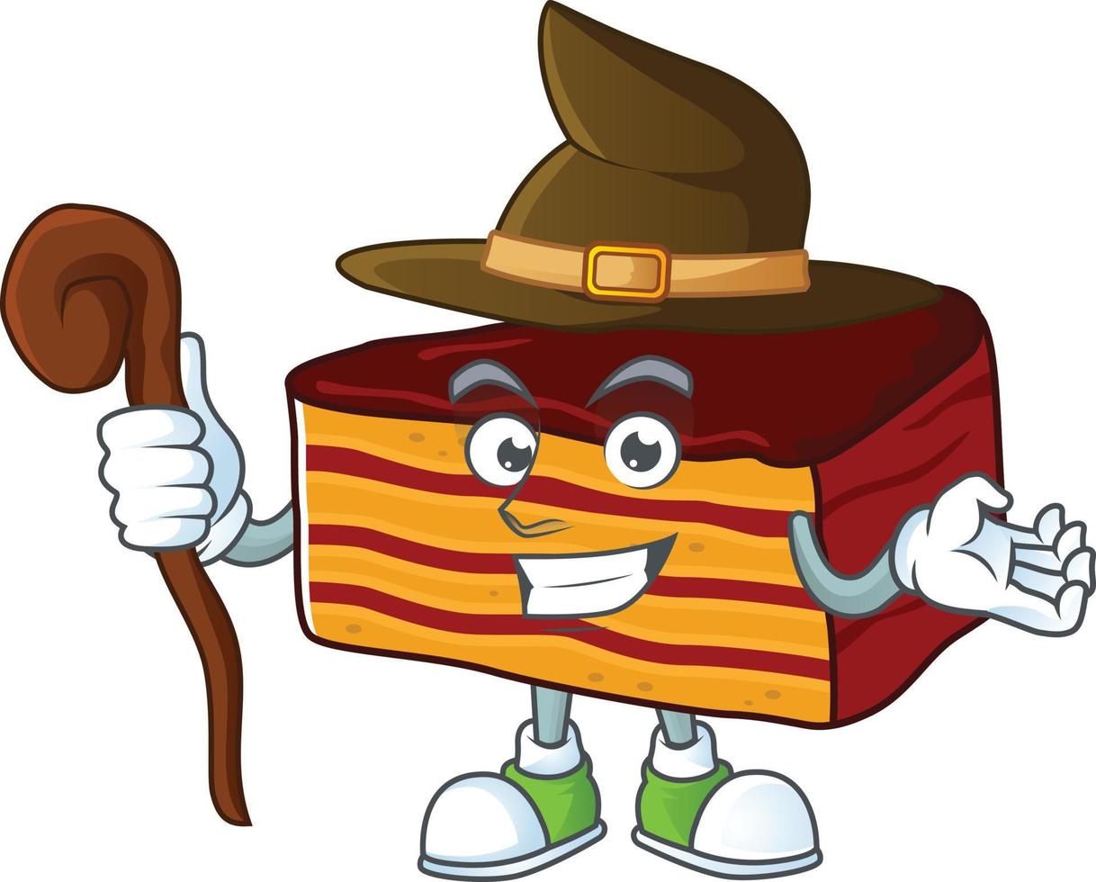 Dobos torte Cartoon character vector