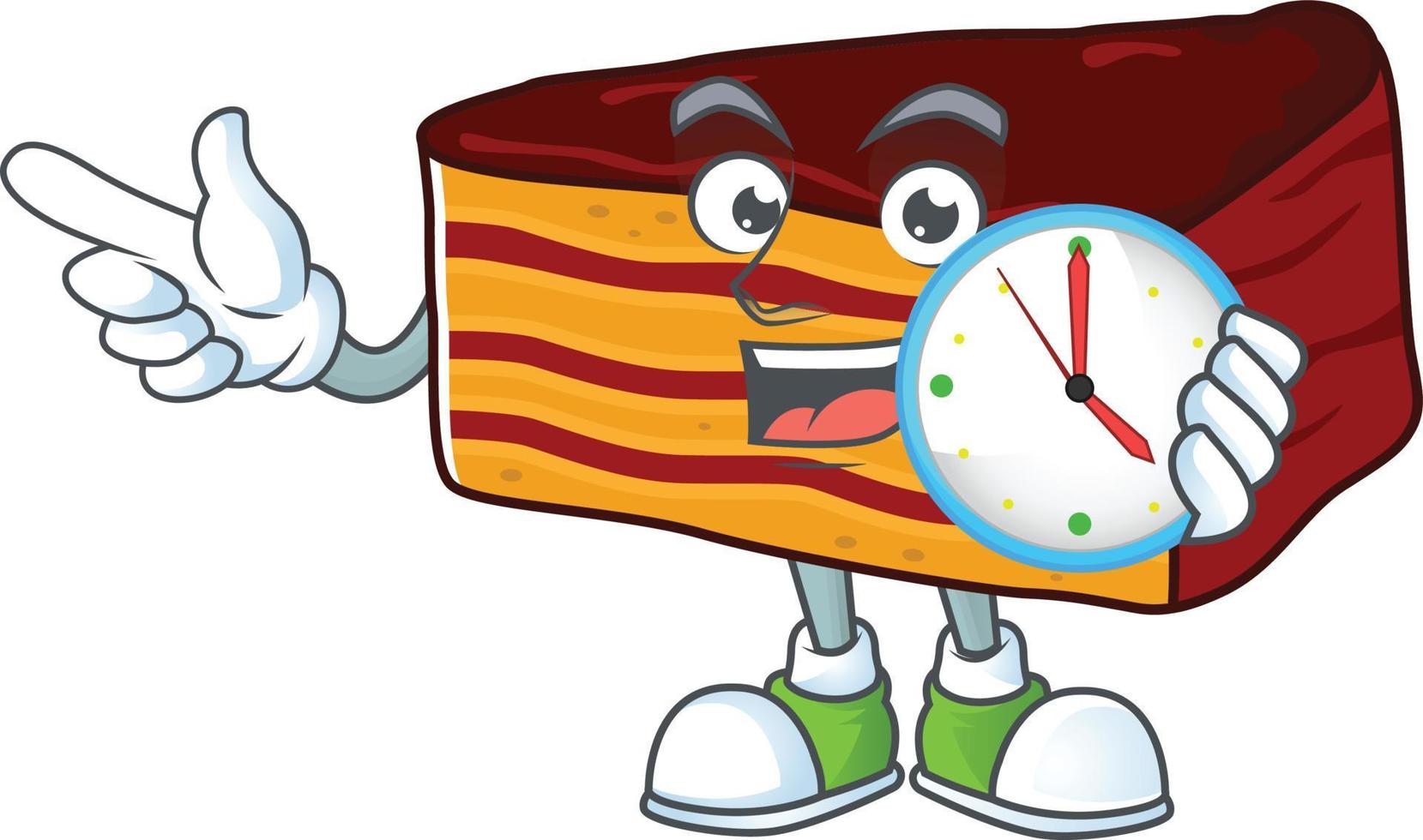 Dobos torte Cartoon character vector