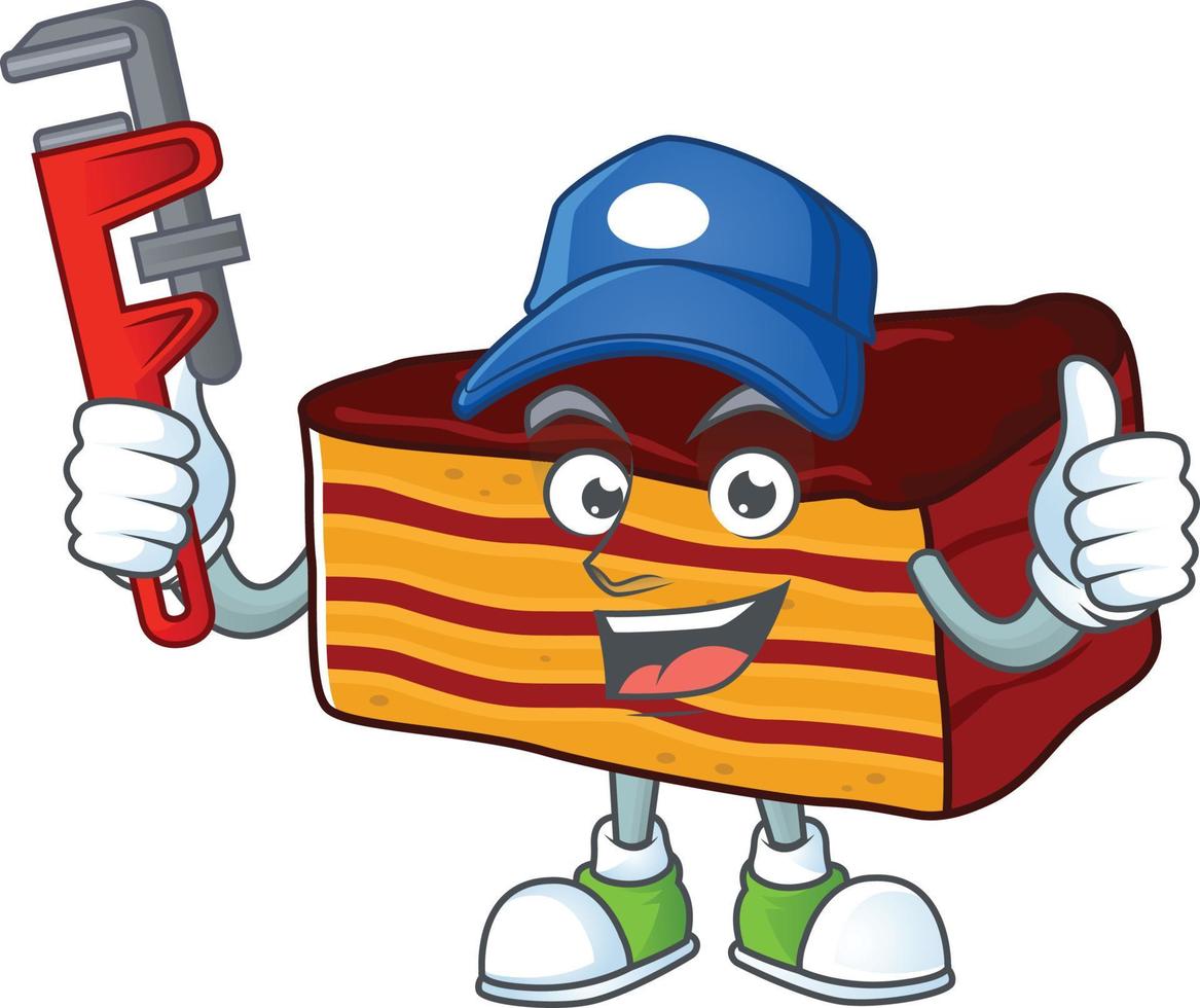 Dobos torte Cartoon character vector